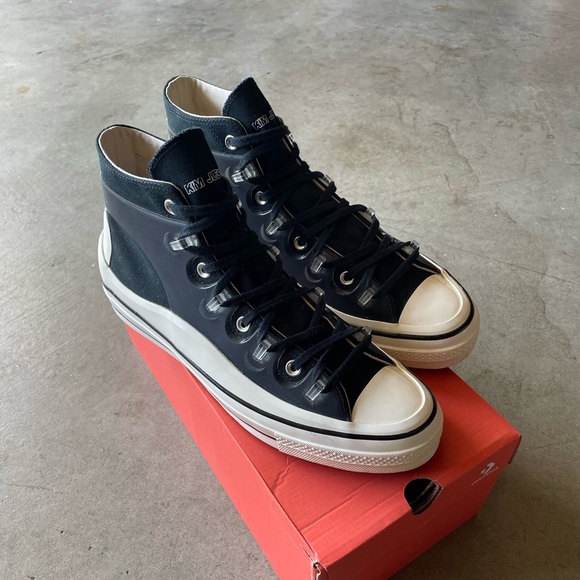 Converse X Kim Jones High-Top Classic All-Star 70 Black Sneakers/Shoes 13 Womens - Picture 3 of 9
